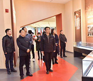 团市委领导参观APP下载精神主题展览馆